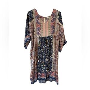 Sundance Women's Boho Oversized Midi Dress Size Medium Excellent Condition!